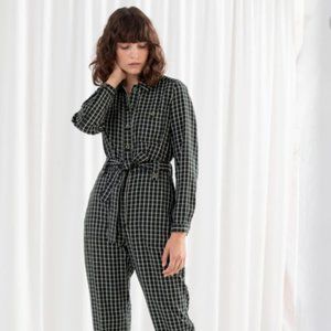 & Other Stories - Plaid Jumpsuit - NWT